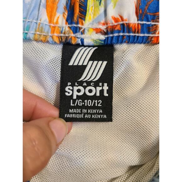 Place sport large 10/12 boys swimming trunks with lining - Picture 4 of 5